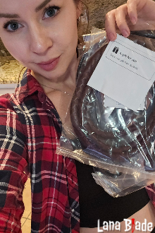 Enjoying my presents